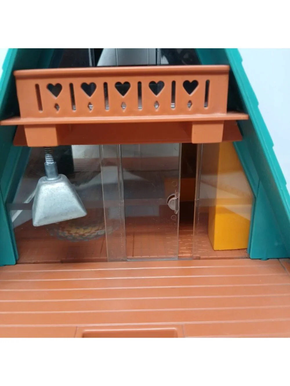 Vintage Fisher Price Little People Play Family A Frame House 1970s 990 #1-1